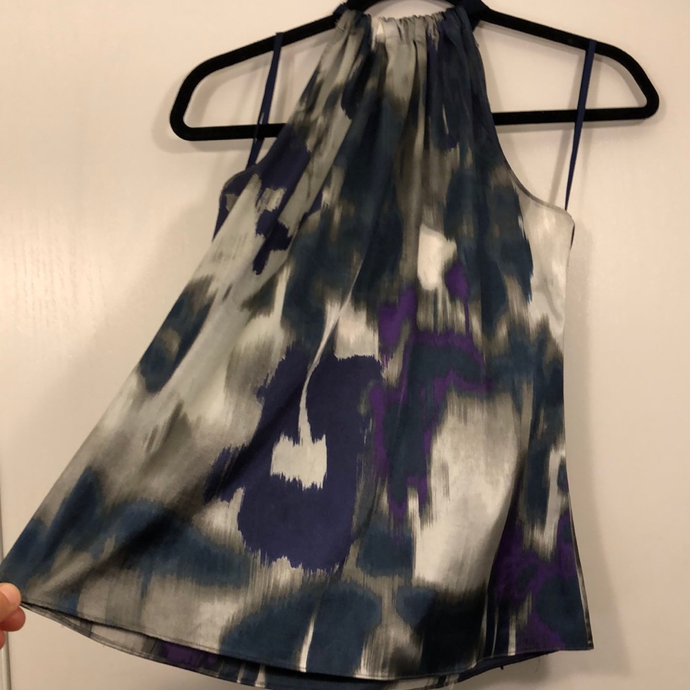 Tahari Satin Halter Top